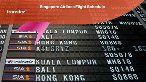 Singapore Airlines Flight Schedule Recommendation | Transfez