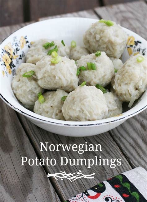 Norwegian Potato Dumplings (Klub) | Resep | Resep, Makanan dan minuman ...