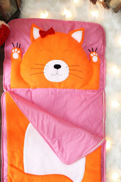 Kitty Sleeping Bag for Kids - Etsy