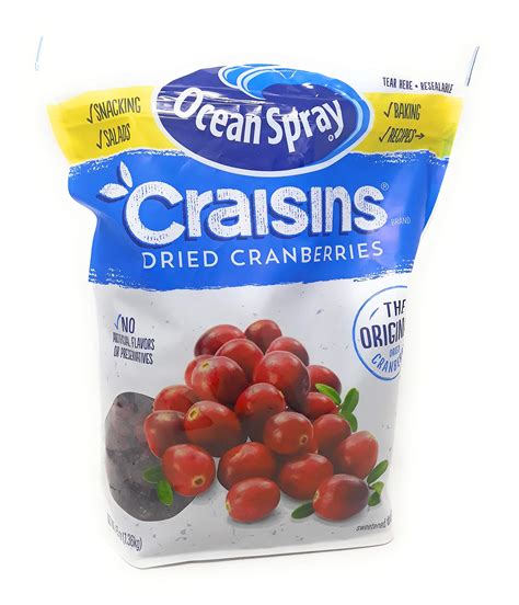 Ocean Spray Craisins Dried Cranberries Original (48 ...