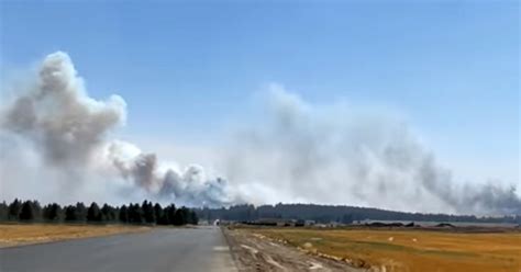 Wildfire, high winds prompt evacuation of Washington town of Medical Lake