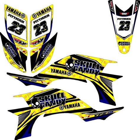 Pin on motos | Bike stickers, Yamaha, Font design logo