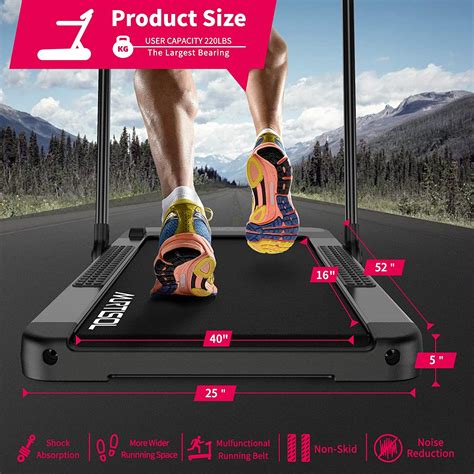 Murtisol Folding Electric Motorized Treadmill Machine Bluetooth Mobile ...