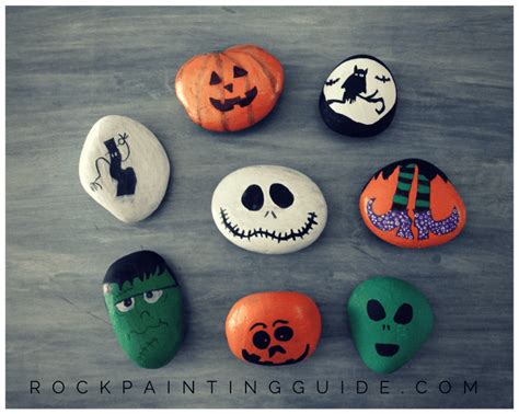 Mom Approved - Halloween Rock Painting Ideas that your kids will love! | Rock painting ideas ...