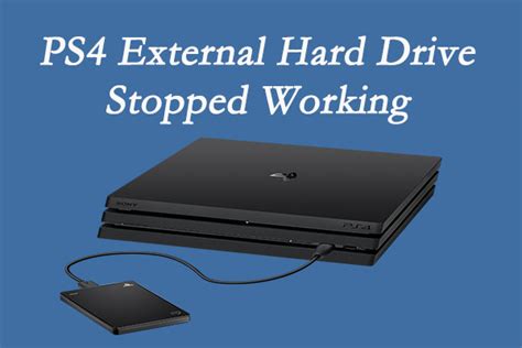 Complete Guide to Fix PS4 External Hard Drive Stopped Working