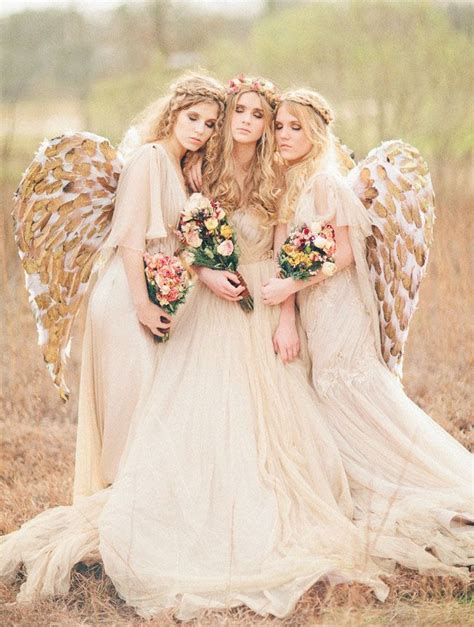 Bridesmaids as angels On The Wings Of Love, I Believe In Angels, Angel ...