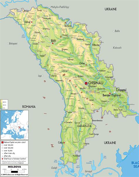 Moldova Russia Map ~ mapdome