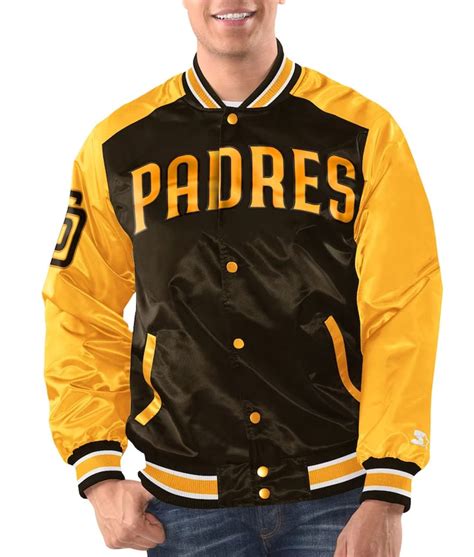 Renegade San Diego Padres Brown and Gold Jacket