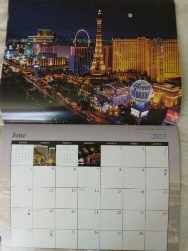 Las Vegas year 2023 calendar pictures of the Las Vegas Strip 2024 bonus ...