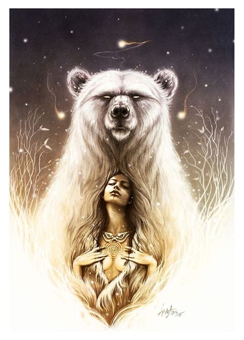 Bear Spirit by LorenAssisi | Bear art, Bear spirit animal, Hybrid art