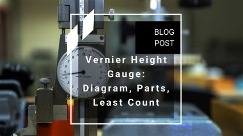 Vernier Height Gauge: Diagram, Parts, Least Count