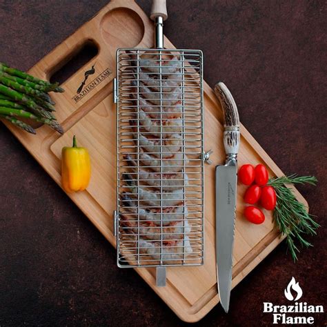 Brazilian Flame 3-Pack Stainless Steel Grill Basket in the Grill Cookware department at Lowes.com