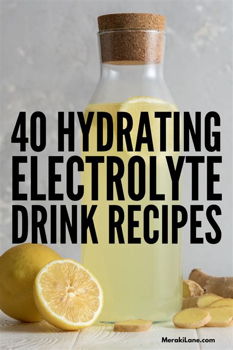 40 Homemade Electrolyte Drinks to Help You Rehydrate Quickly Homemade Pedialyte, Homemade ...