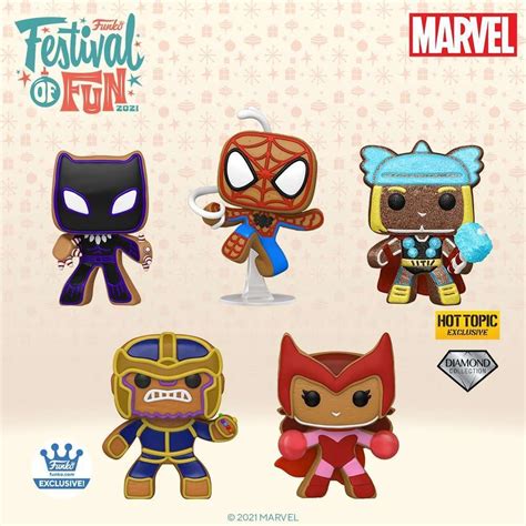 Marvel Heroes Get Gingerbread Style Funko Pop! Figures - Nerdist