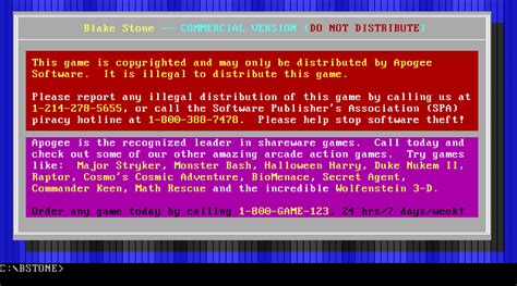 PC (386 or +) DOS Game Installation/File Listing Screenshot - Page 2 ...