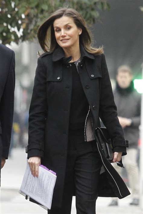 Queen Letizia of Spain Chic Street Style - Madrid 01/17/2019 • CelebMafia