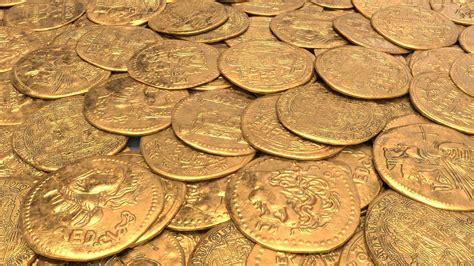 ArtStation - Ancient Roman Gold Coin Pack | Game Assets