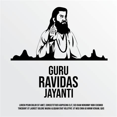 celebration of happy Guru ravidas jayanti. 16834492 Vector Art at Vecteezy