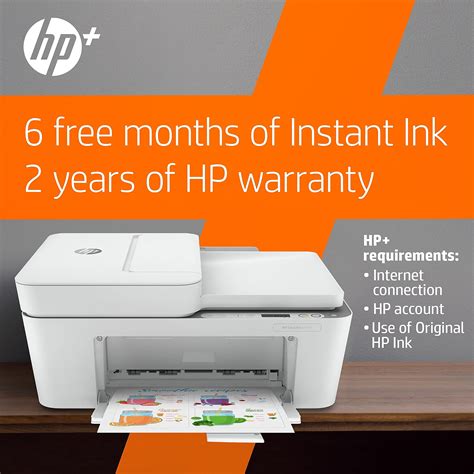 HP DeskJet 4155e Wireless Color All-in-One Printer with bonus 6 months Instant Ink (26Q90A).