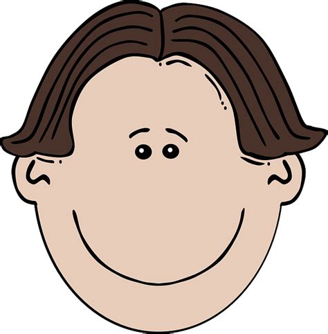 Download Middle Part, Man, Face. Royalty-Free Vector Graphic - Pixabay