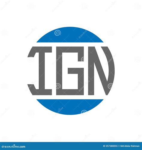 IGN Letter Logo Design On White Background. IGN Creative Initials ...