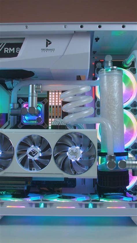 The ALL WHITE Custom Water Cooled RGB Gaming PC Build! [Video] in 2023 ...