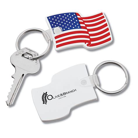 4imprint.com: US Flag Stock Soft Keychain 39212-USF