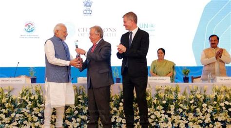 PM Modi receives UN’s ‘Champions of the Earth Award’, says Indians committed to saving ...