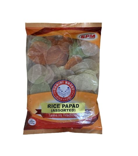 GB Rice Papad Assorted 200g - Daily Cooking Needs | Komalas Vegemart ...