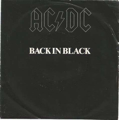 AC/DC – Back In Black (1980, Vinyl) - Discogs