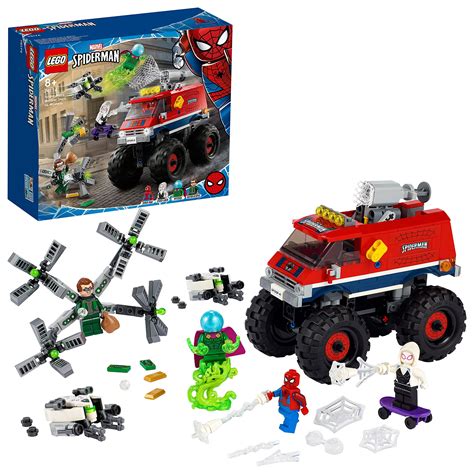 Buy LEGO 76174 Super Heroes Marvel Spider-Man's Monster Truck vs. Mysterio Toy with Doctor ...