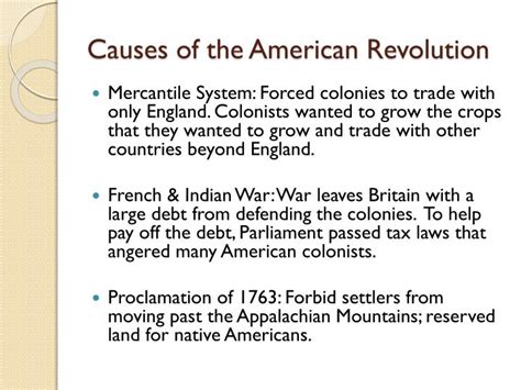 PPT - The American Revolution PowerPoint Presentation - ID:2645057