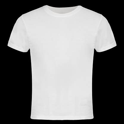 White Blank Tshirt Front Stock Photo - Download Image Now - Back, Black Color, Blank - iStock