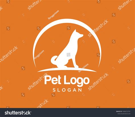 Pet Logo Vector Simple Design Template Stock Vector (Royalty Free ...