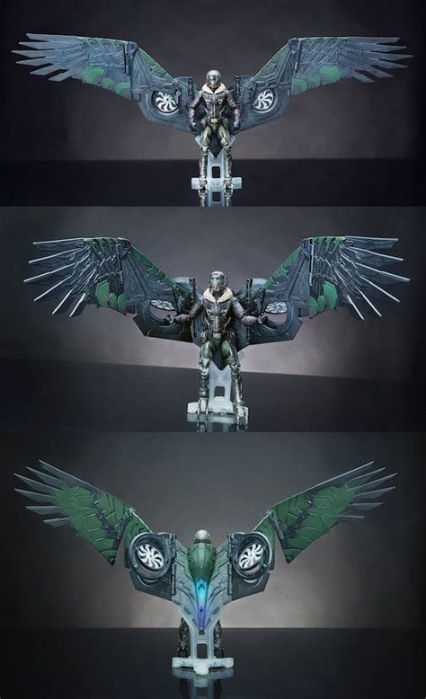 The Vulture flying wing suit from the movie Spider-man Homecoming | Vulture marvel, Armor ...