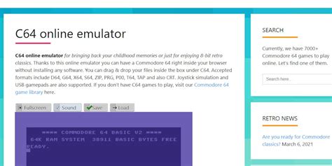 C64 online games - Product Information, Latest Updates, and Reviews ...