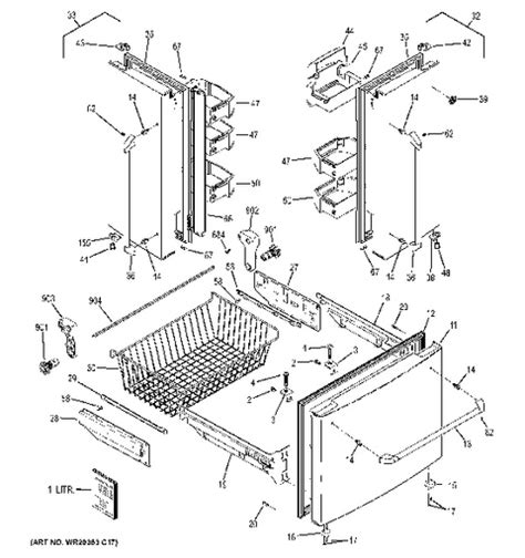 Ge Cafe Refrigerator Parts Diagram | Reviewmotors.co