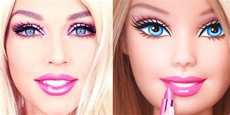 Barbie Doll Makeup Transformation - How to Do Barbie Makeup Tutorial
