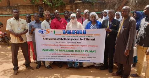 Niger: Climate change education is a trade union priority