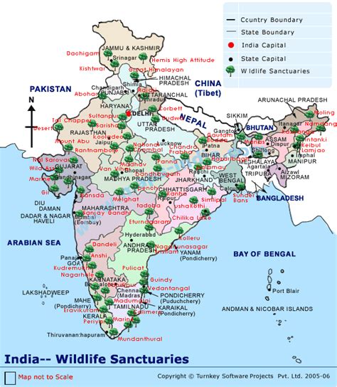 Wildlife in india,Wildlife Maps India