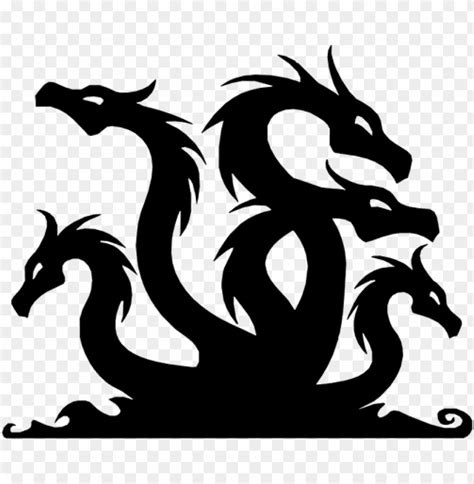 Free download | HD PNG hydra dragon vector silhouette public domain ...