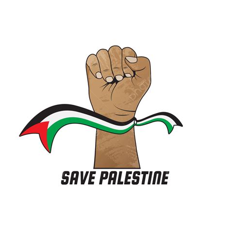 Palestine Vector Art PNG, Save Palestine Label Vector Design, Flag, Illustration, Vector PNG ...