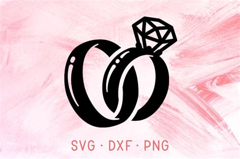 Diamond Ring SVG DXF PNG Wedding Rings Engagement Ring Svg | Etsy