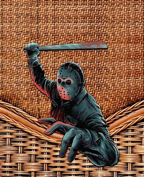 Friday The 13th Jason Voorhees Poster Digital Art by Joshua Williams