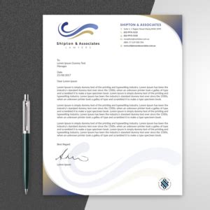 Australian Letterheads | 14 Custom Australian Letterhead Designs