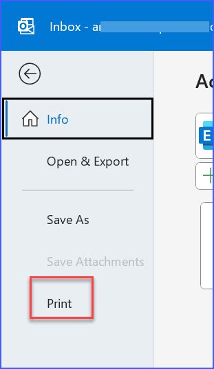 Print Preview In Outlook [Shortcut]