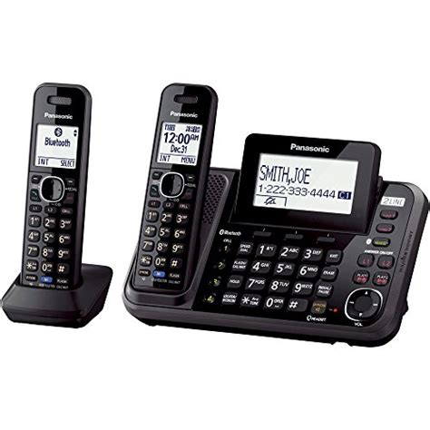 Panasonic KX-TG9542B Link2Cell Bluetooth Enabled 2-Line Phone with ...