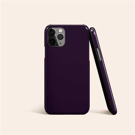 Dark Purple Iphone 13 Case Deep Purple Iphone 12 Case Iphone - Etsy