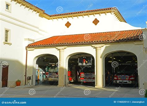 Fire Rescue Station, Palm Beach, Florida Editorial Stock Image - Image ...