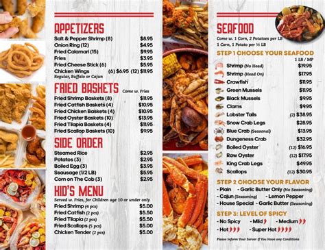 Seafood Shack Menu – Kintaro Hot Pot